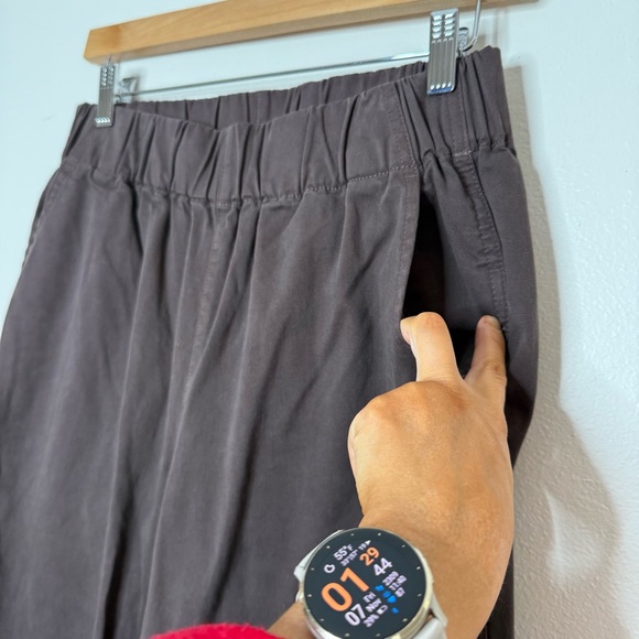 J. Crew Astrid wide leg pant in chocolate brown size small pull on style small - Picture 5 of 9